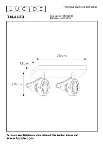 Светильник спот Lucide Tala Led 31931/24/31