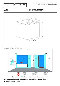 Настенный светильник Lucide Axi 69200/06/31