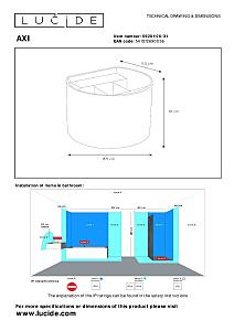 Настенный светильник Lucide Axi 69201/06/31