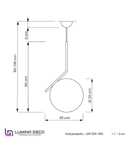 Светильник подвесной Lumina Deco Sorento LDP 1215-200 WT+MD