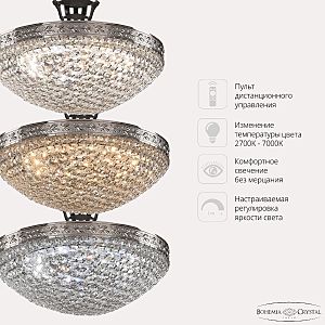 Потолочная люстра Bohemia 1932 19321/35IV/LED-DIM Ni