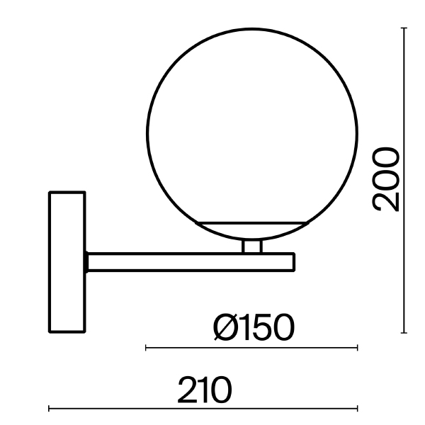 Настенное бра Freya Marble FR5230WL-01BS