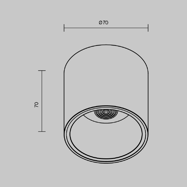 Накладной светильник Maytoni Alfa LED C064CL-L12B4K-D