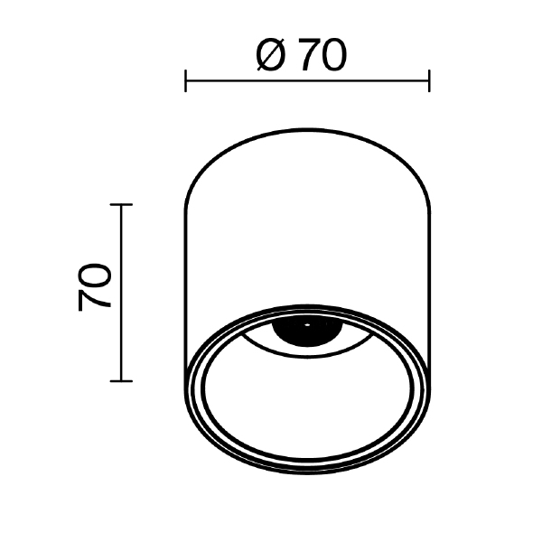 Накладной светильник Maytoni Alfa LED C064CL-L12B4K-D