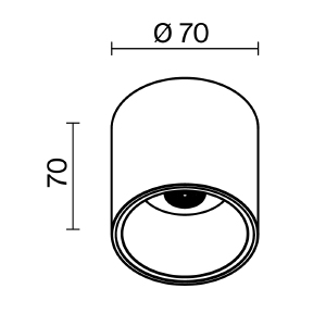 Накладной светильник Maytoni Alfa LED C064CL-L12B4K-D