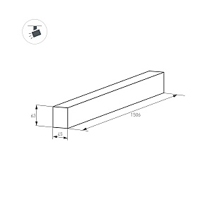 Шинопровод Arlight MAG-45 026906