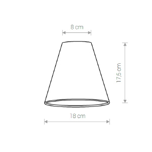 Абажур Nowodvorski Cameleon Cone S 8501