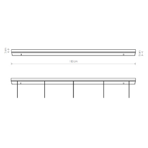 Основание для светильника Nowodvorski Cameleon Canopy B 1500 8560