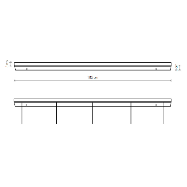 Основание для светильника Nowodvorski Cameleon Canopy B 1500 8610