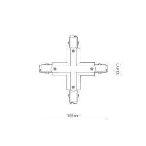 Коннектор X-образный Nowodvorski Ctls Power 8701