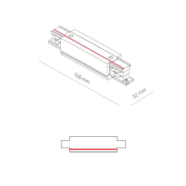 Коннектор прямой Nowodvorski Ctls Power 8707