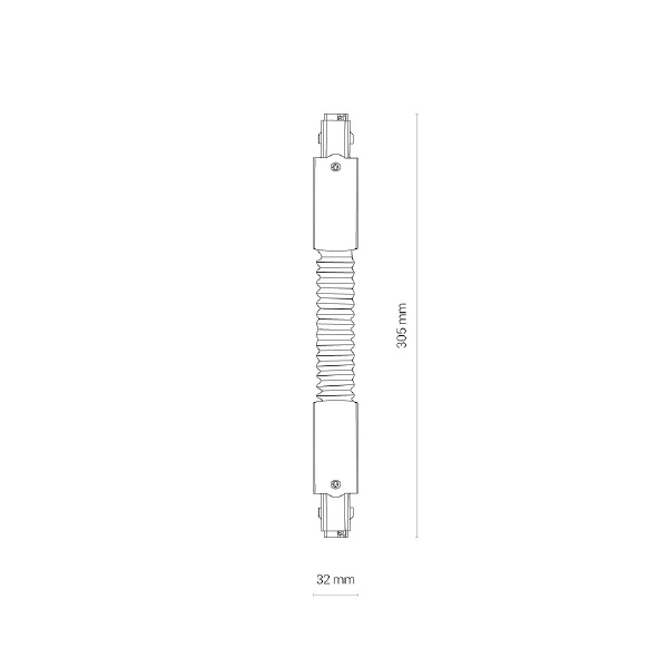 Коннектор прямой гибкий Nowodvorski Ctls Power 8700