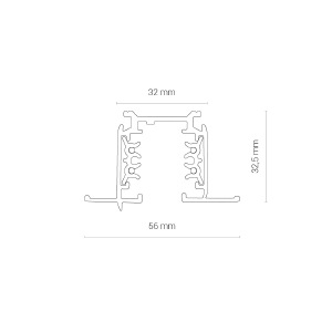 Встраиваемый шинопровод Nowodvorski Ctls Track 8693
