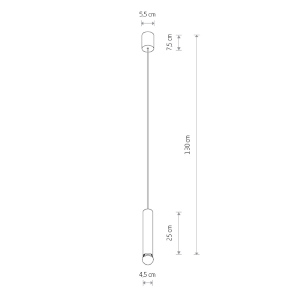 Светильник подвесной Nowodvorski Baton 7851