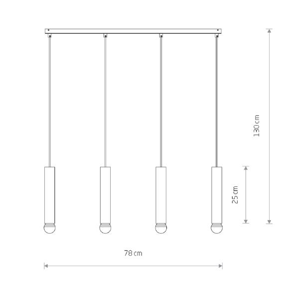 Светильник подвесной Nowodvorski Baton 7854