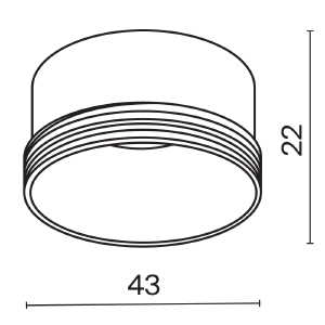 Декоративное кольцо для Focus Led 5Вт Maytoni Focus LED RingS-5-W