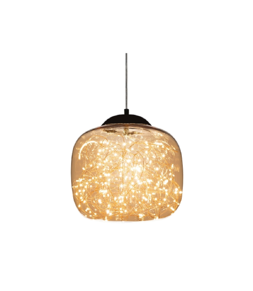 Светильник подвесной Lumina Deco Daisy LDP 6823-300 CHR+AMB