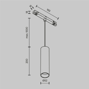 Трековый светильник Maytoni Focus LED Exility TR041-2-12W4K-W