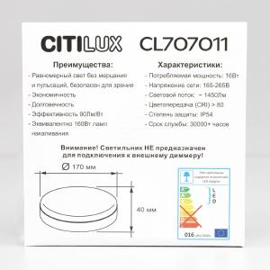 Светильник потолочный Citilux Люмен CL707011