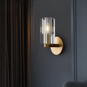 Настенное бра Delight Collection Wall lamp 8816W gold/clear