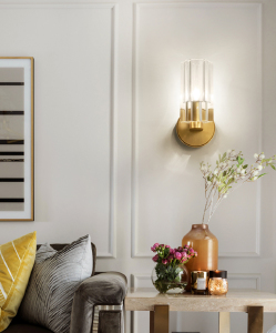 Настенное бра Delight Collection Wall lamp 8816W gold/clear