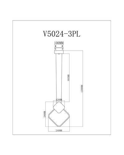 Светильник подвесной Moderli Store V5024-3PL