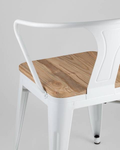 Обеденный стул Stool Group Tolix Arm Wood УТ000001863