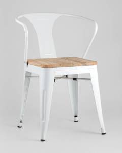 Обеденный стул Stool Group Tolix Arm Wood УТ000001863