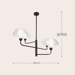 Люстра на штанге Maytoni Memory MOD177PL-04B