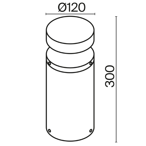 Уличный наземный светильник Maytoni Olten O591FL-L12GF3K