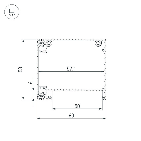 Профиль Arlight Box60 017353