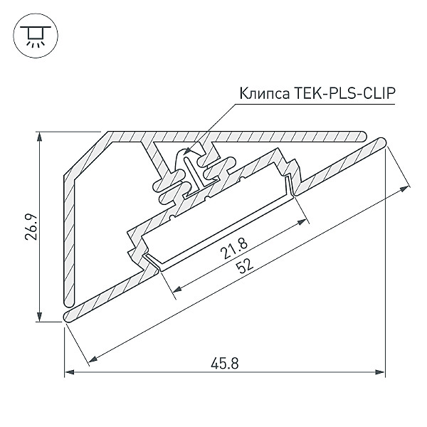 Профиль Arlight Klus-Lock 020909