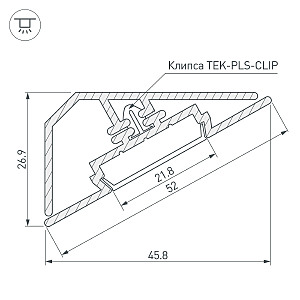 Профиль Arlight Klus-Lock 020909