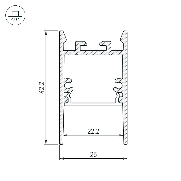 Профиль Arlight Sl-Comfort 031727