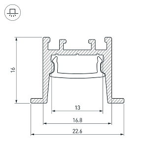 Профиль Arlight Sl-Comfort 031768