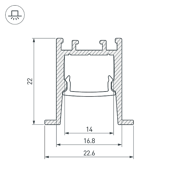 Профиль Arlight Sl-Comfort 031771