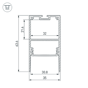 Профиль Arlight Sl-Comfort 033277