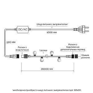 Гирлянда Arlight 025630