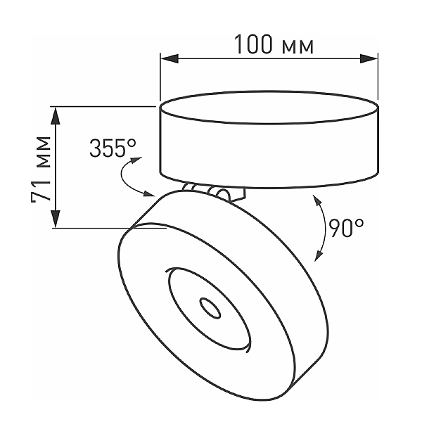 Накладной светильник Arlight Mona 025443(1)