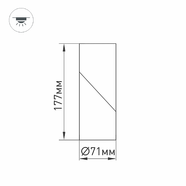 Накладной светильник Arlight Twist 025457(1)