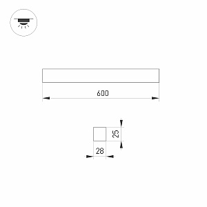 Светильник армстронг Arlight Starline 031456