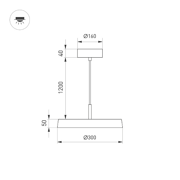 Светильник подвесной Arlight Elegant 033914