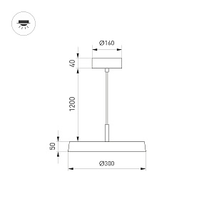 Светильник подвесной Arlight Elegant 033914