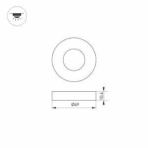 Декоративная накладка для светильников серии DECK Arlight Deck 024930