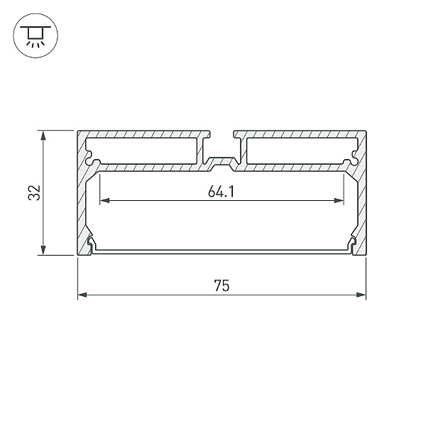 Профиль Arlight Sl-Line 028033