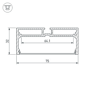 Профиль Arlight Sl-Line 028033