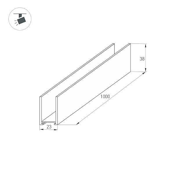 Шинопровод Arlight Mag-25 034227