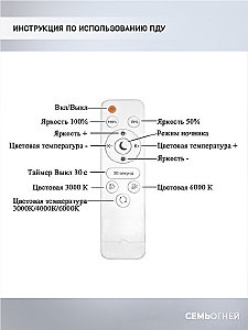 Потолочная люстра Seven Fires Leida SF7096/3C-WT