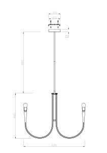 Люстра на штанге Freya Branches FR5253PL-06N