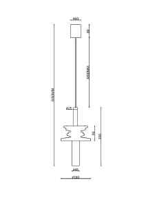 Светильник подвесной Maytoni Sound Wave MOD255PL-01B1